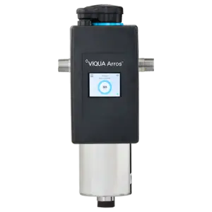 [Arros 9/2] HOME UV SYSTEM 9 GPM, Straight-in-out Plumbing, PolyProtect™ Shield, Quick-Mount Steel Bracket, Pre-Mounted Controller, Stream™ Technology, All in One Lamp Unit, LCD Touchscreen, Drain Plug, High Output Lamp 
* All model variants have NPT connections