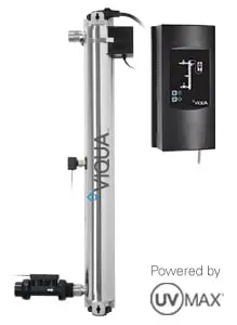 PROFESSIONNAL UV SYSTEM 30 GPM (40 mJ/cm²), PRO30 with NSF 55 Class A Certification, UV Sensor, Component Status Indicators, Amalgam Lamp with Two Year Lifecycle, Cool-Touch Fan, Flow Meter, LightWise™ Technology